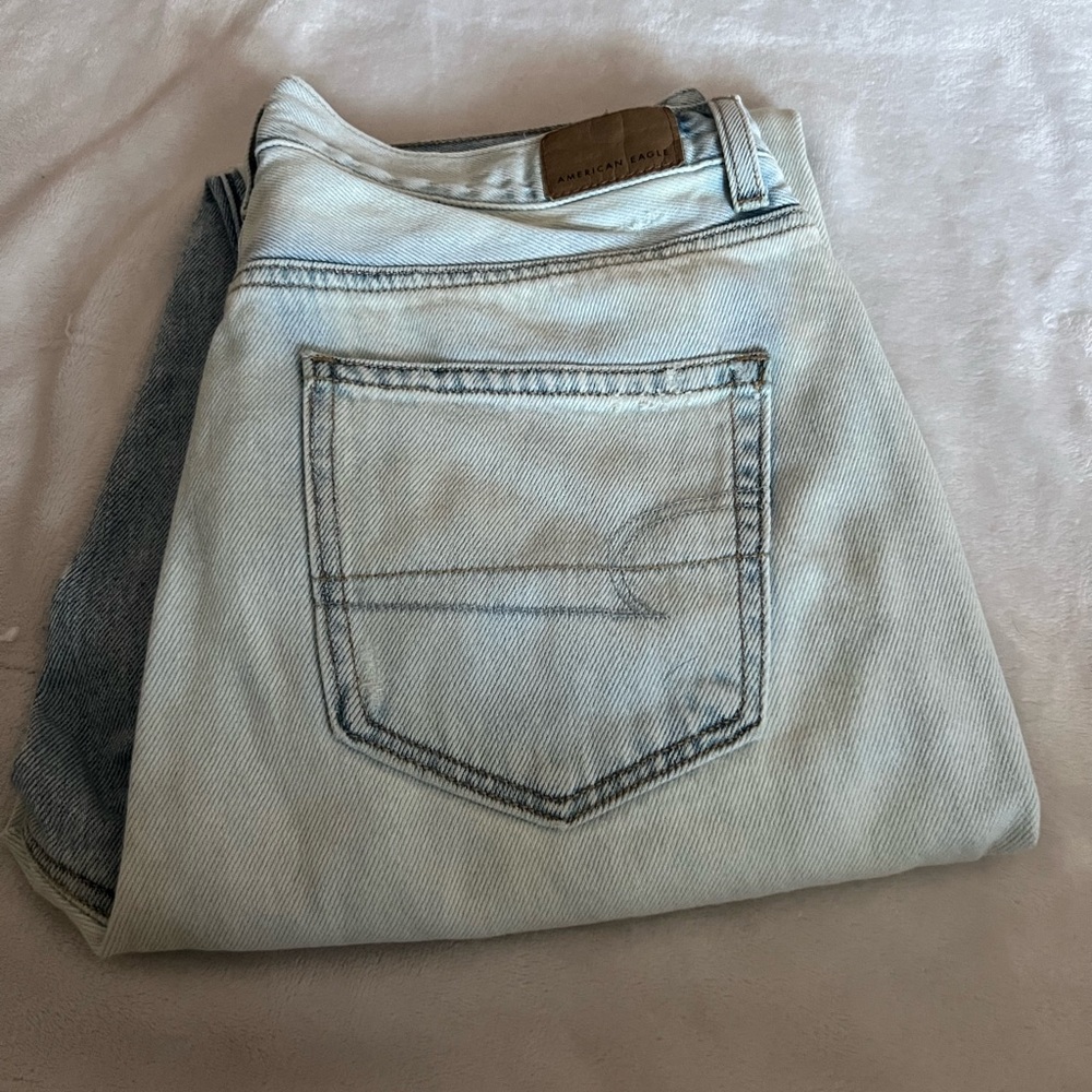 American eagle two tone Light Blue Jeans